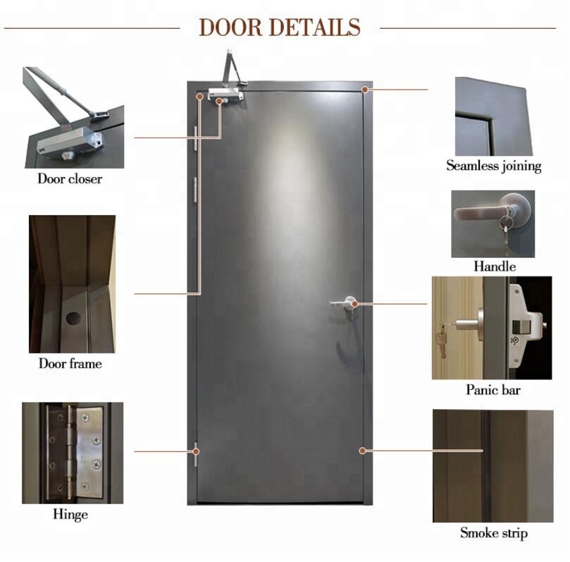 မိနစ် 120 ကြာ မီးခံနိုင်သော Stainless Steel Fireproof Doors-ZTFIRE Door- မီးသတ်တံခါး၊ Fireproof Door၊ Fire rated Door၊ Fire Resistant Door၊ Steel Door၊ Metal Door၊ Exit Door