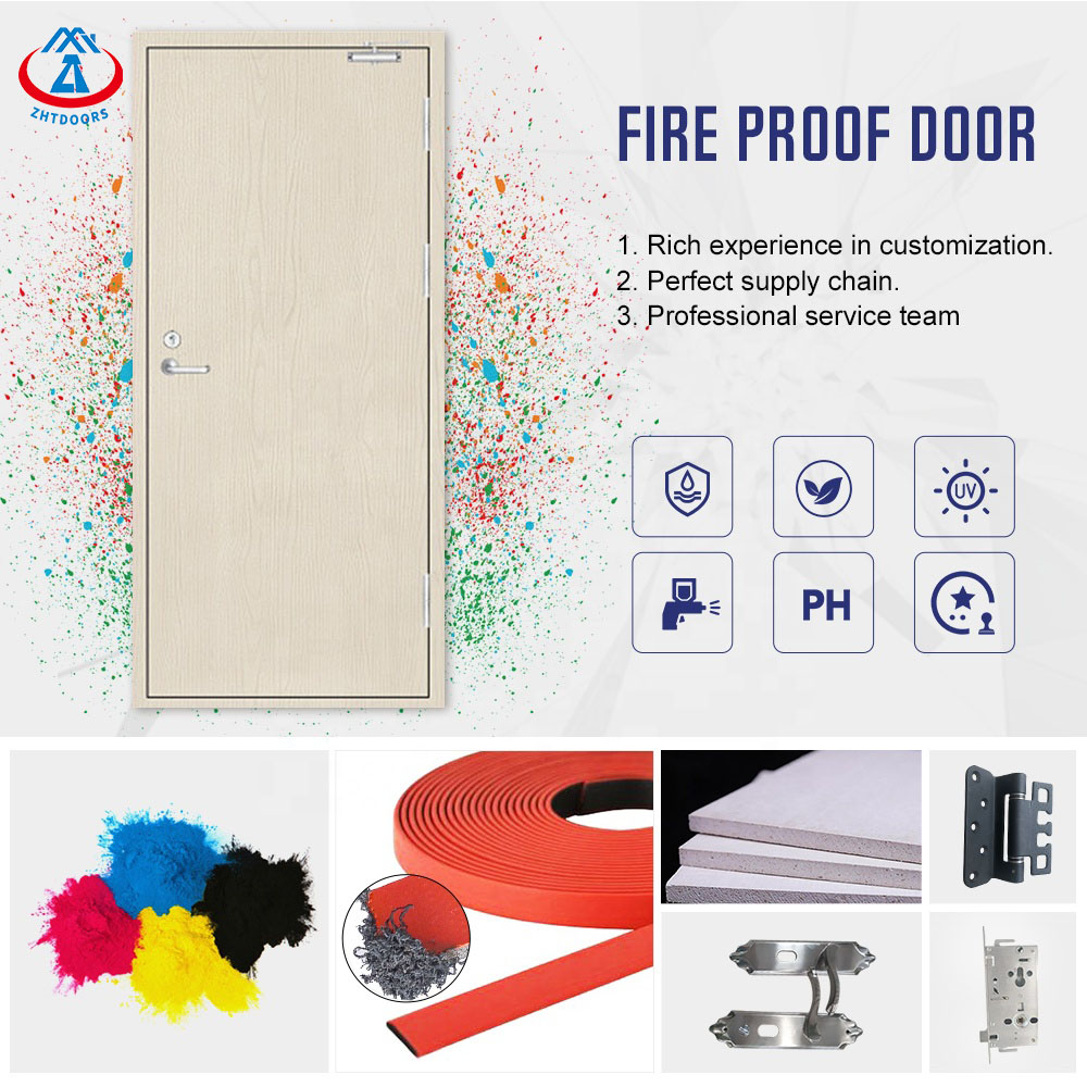 မိနစ် 45 ကြာ မီးခံနိုင်သော Stainless Steel Fireproof Doors-ZTFIRE Door- မီးသတ်တံခါး၊ Fireproof Door၊ Fire rated Door၊ Fire Resistant Door၊ Steel Door၊ Metal Door၊ Exit Door