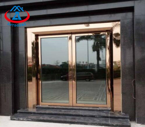 ຫ້ອງການການຄ້າ Emergency Fireproof Glass Doors-ZTFIRE Door- Fire Door, Fireproof Door, Fire rated Door, Fire Resistant Door, Steel Door, Metal Door, Exit Door
