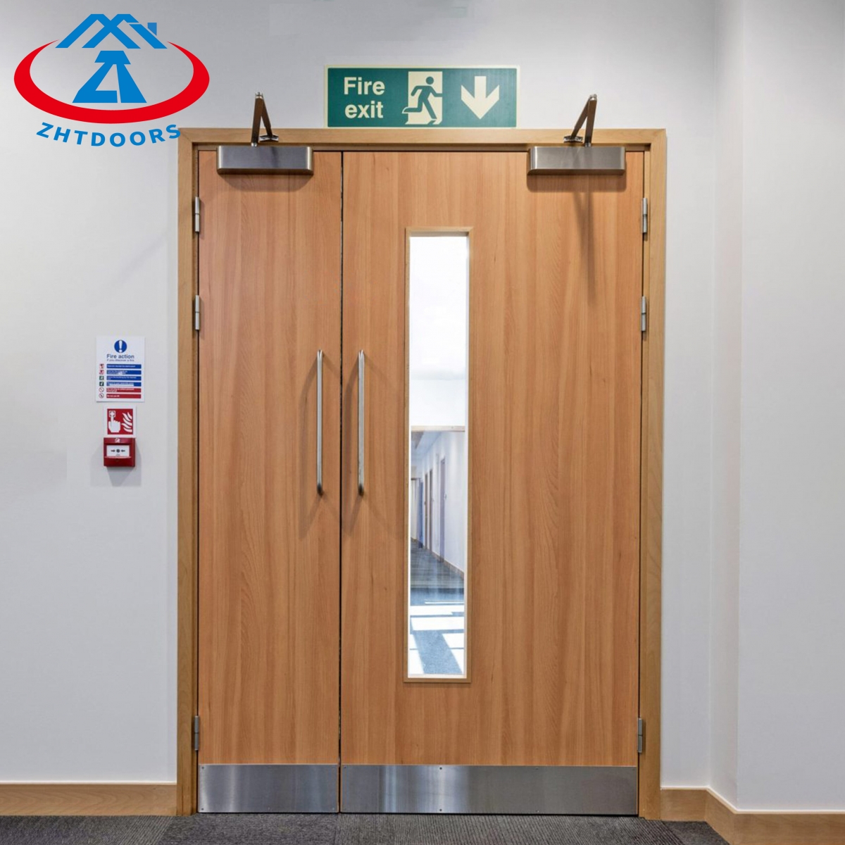 Fire Exit Door-ZTFIRE Door- Fire Door,Fireproof Door,Fire rated Door,Fire Resistant Door,Steel Door,Metal Door,Exit Door
