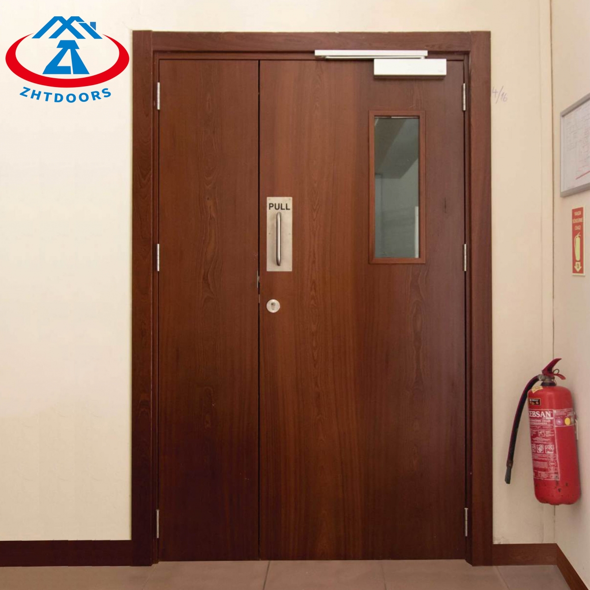 Solid Wood Fire Door-ZTFIRE Door- Fire Door,Fireproof Door,Fire rated Door,Fire Resistant Door,Steel Door,Metal Door,Exit Door