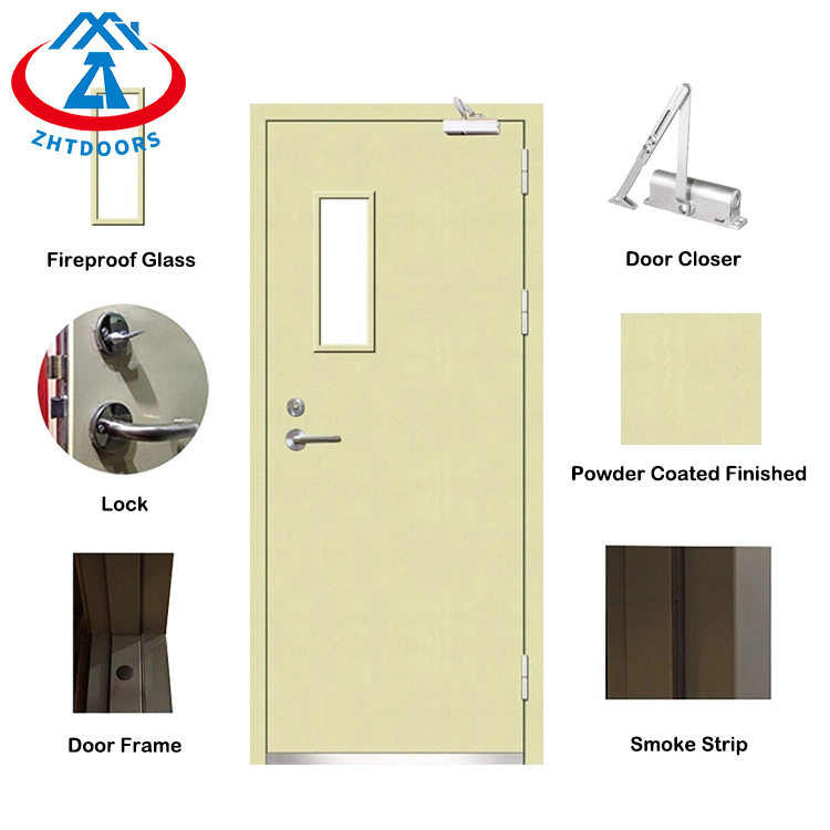 Insulated Fire Door-ZTFIRE Door- Fire Door,Fireproof Door,Fire rated Door,Fire Resistant Door,Steel Door,Metal Door,Exit Door