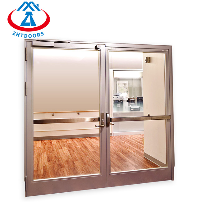 1 Hour Fire Door With Glass-ZTFIRE Door- Fire Door,Fireproof Door,Fire rated Door,Fire Resistant Door,Steel Door,Metal Door,Exit Door