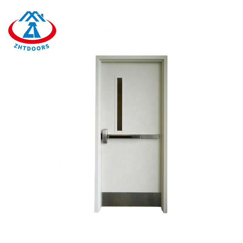 Fire Rated Exit Door With Panel Bar-ZTFIRE Door- Fire Door,Fireproof Door,Fire rated Door,Fire Resistant Door,Steel Door,Metal Door,Exit Door