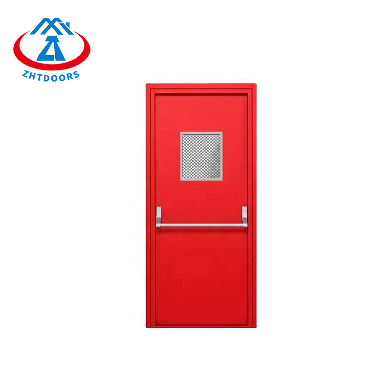 Drzwi przeciwpożarowe Panic Exit Device Ognioodporne drzwi ewakuacyjne Dwa drzwi ZTFIRE - drzwi przeciwpożarowe, drzwi ognioodporne, drzwi przeciwpożarowe, drzwi ognioodporne, drzwi stalowe, drzwi metalowe, drzwi wyjściowe
