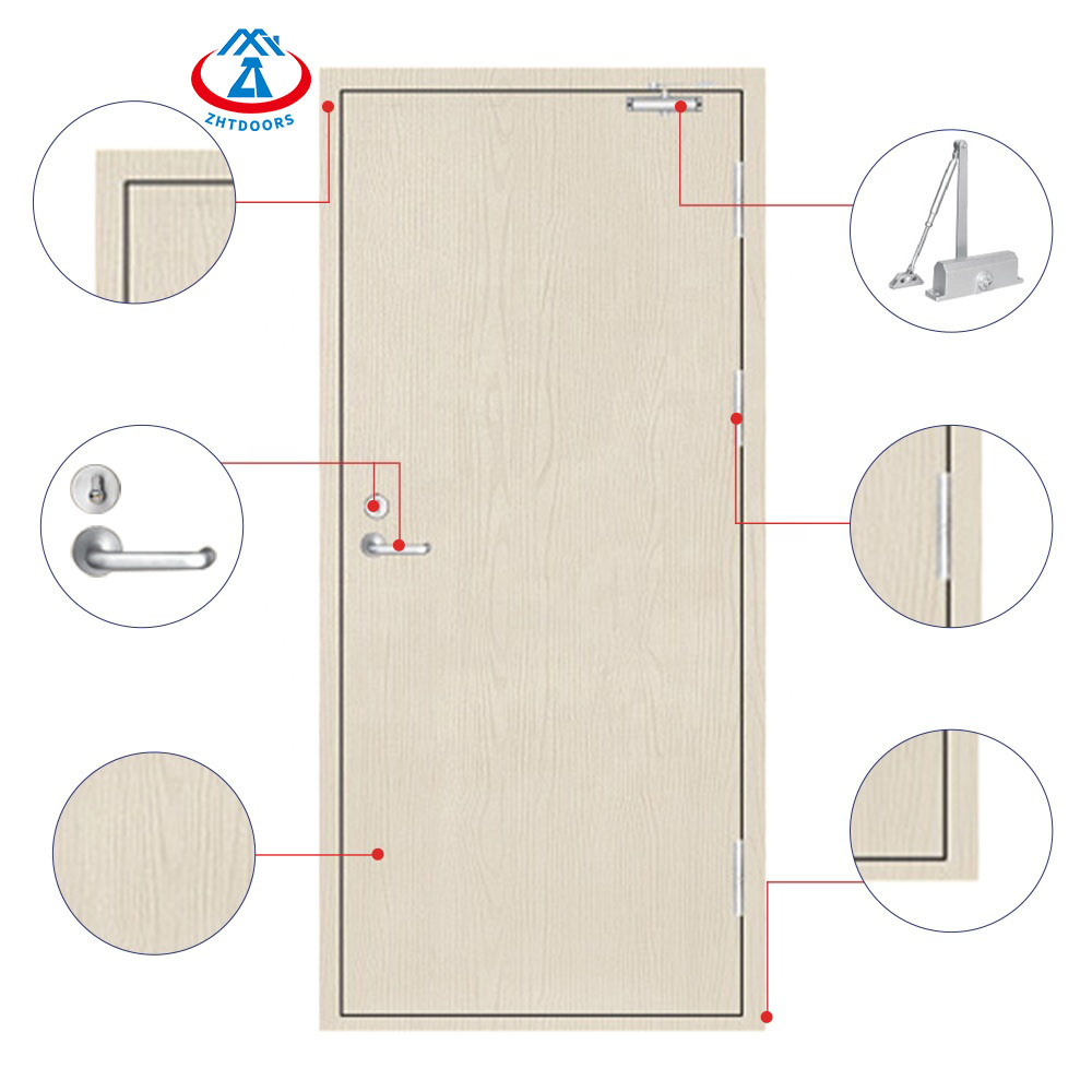 Fire Door ដំឡើងថ្នាំលាបទ្វាការពារភ្លើង 20 នាទី Fire rated Door-ZTFIRE Door- Fire Door, Fireproof Door, Fire rated Door, Fire Resistant Door, Steel Door, Metal Door, Exit Door